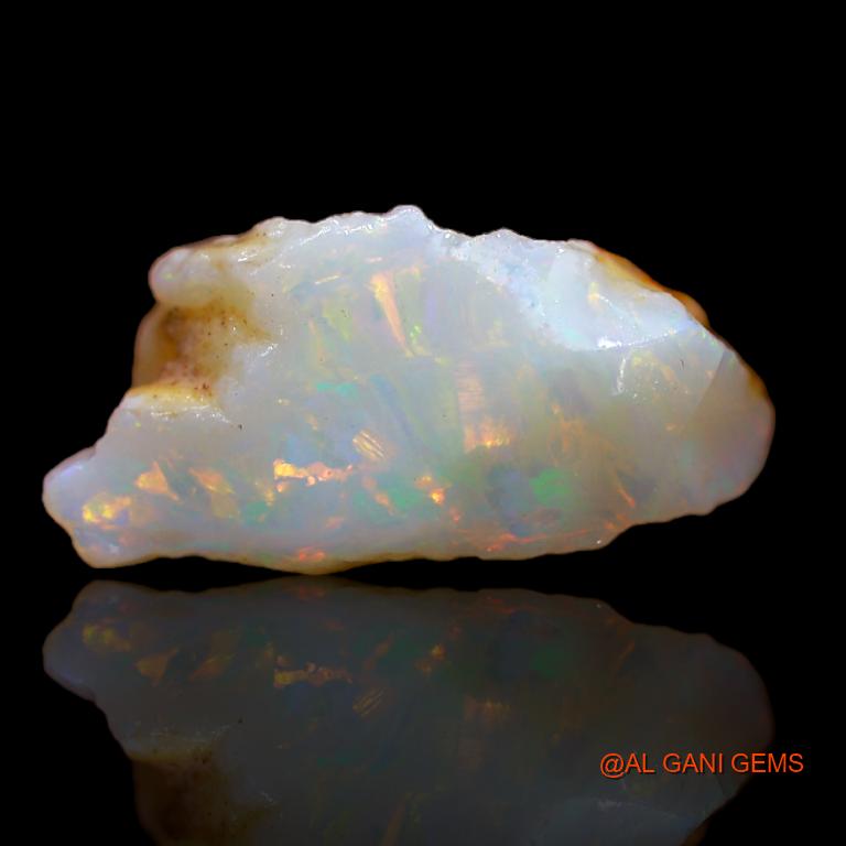 5.00 Cts Natural Australian Fire Opal Loose Gemstone Fancy Rough 16x10x8 mm R-702