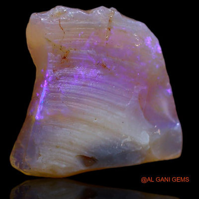 Natural Untreated Fire Opal Loose Gemstone Fancy Rough From Australia 4.00 Cts 15x15x3 mm R-704
