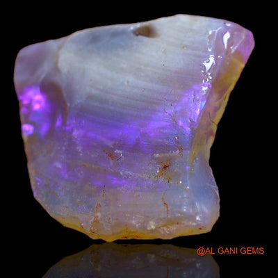 Natural Untreated Fire Opal Loose Gemstone Fancy Rough From Australia 4.00 Cts 15x15x3 mm R-704