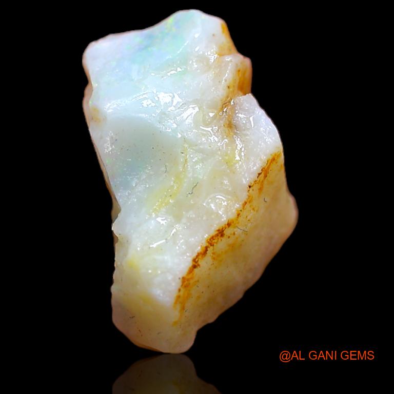 Natural Untreated Fire Opal Loose Gemstone Fancy Rough From Australia 3.00 Cts 15x9x5 mm R-705