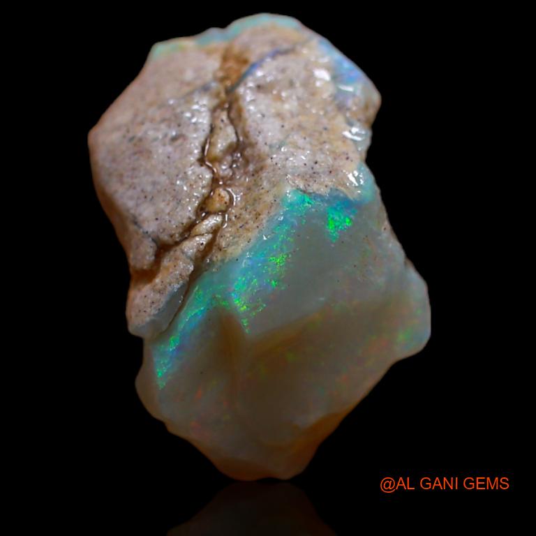 11.00 Cts Natural Australian Fire Opal Loose Gemstone Fancy Rough 18x12x11 mm R-714