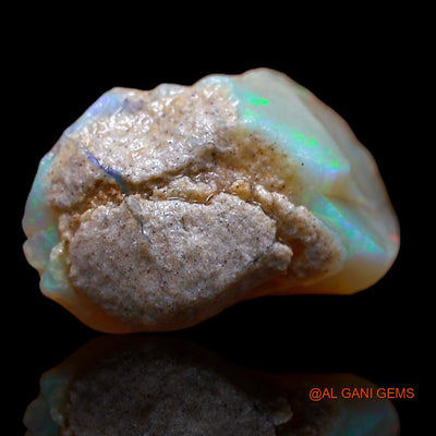 11.00 Cts Natural Australian Fire Opal Loose Gemstone Fancy Rough 18x12x11 mm R-714