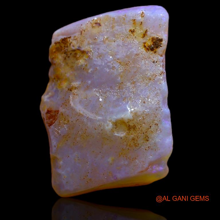 Natural Fire Opal Gemstone 5.00 Cts Loose Fancy Rough From Australia 17x13x4 mm R-716