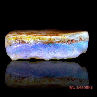 Natural Fire Opal Gemstone 5.00 Cts Loose Fancy Rough From Australia 17x13x4 mm R-716