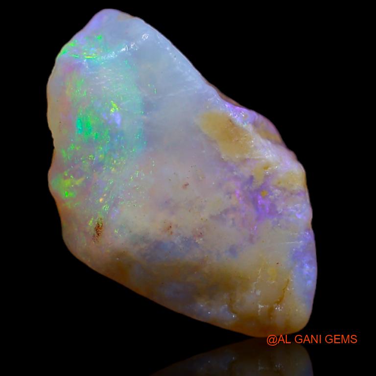 Natural Untreated Fire Opal Loose Gemstone Fancy Rough From Australia 9.00 Cts 18x12x11 mm R-720