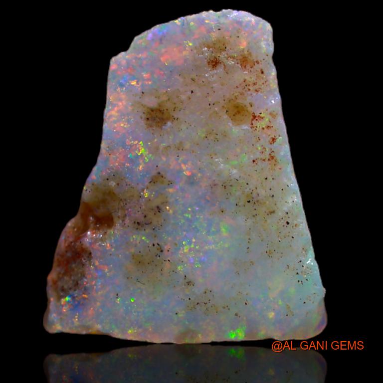 3.00 Cts Natural Australian Fire Opal Fancy Rough Loose Gemstone For Jewelry 15x13x2 mm R-721