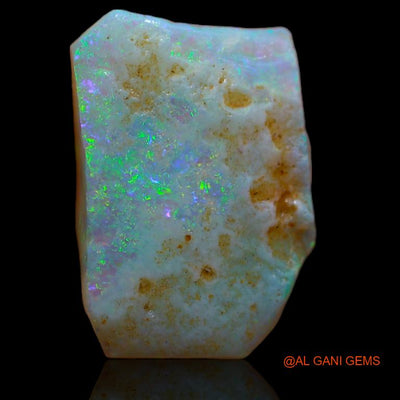 Natural Fire Opal Gemstone 4.00 Cts Loose Fancy Rough From Australia 15x11x4 mm R-729