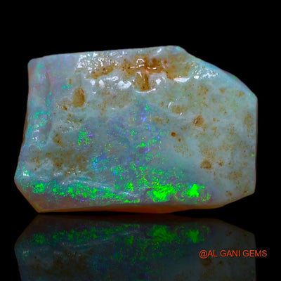 Natural Fire Opal Gemstone 4.00 Cts Loose Fancy Rough From Australia 15x11x4 mm R-729