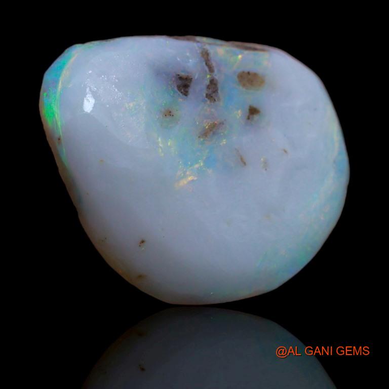 9.35 Cts Natural Australian Fire Opal Loose Gemstone Fancy Rough 20x16x2 mm R-72