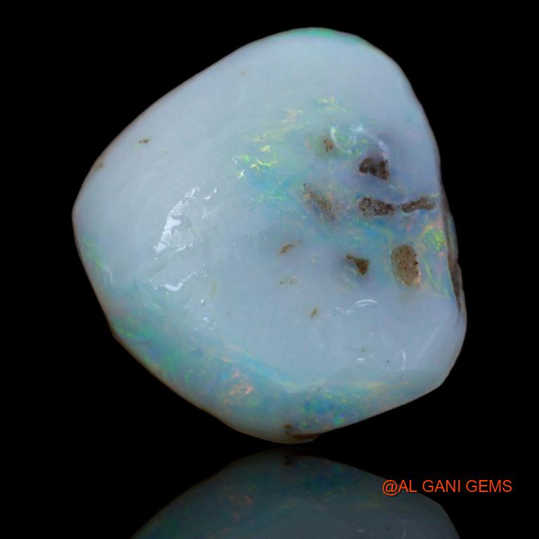 9.35 Cts Natural Australian Fire Opal Loose Gemstone Fancy Rough 20x16x2 mm R-72