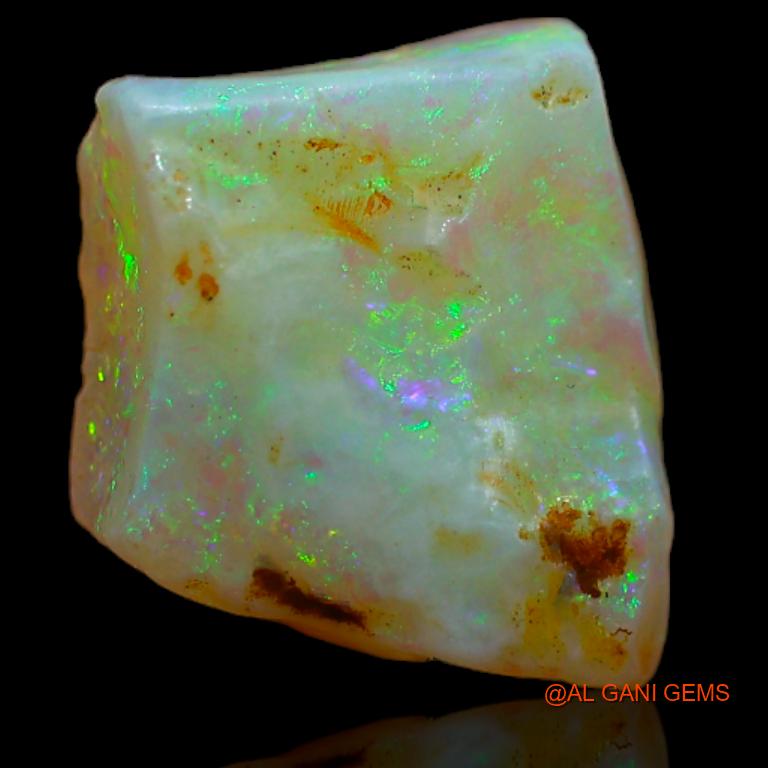 Natural Untreated Fire Opal Loose Gemstone Fancy Rough From Australia 4.00 Cts 12x10x5 mm R-731
