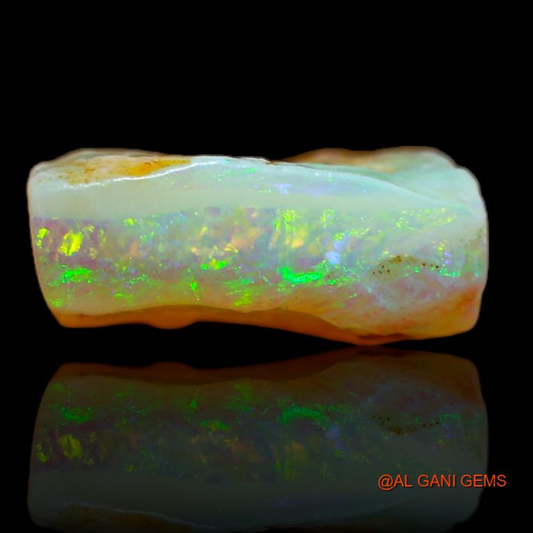 Natural Untreated Fire Opal Loose Gemstone Fancy Rough From Australia 4.00 Cts 12x10x5 mm R-731