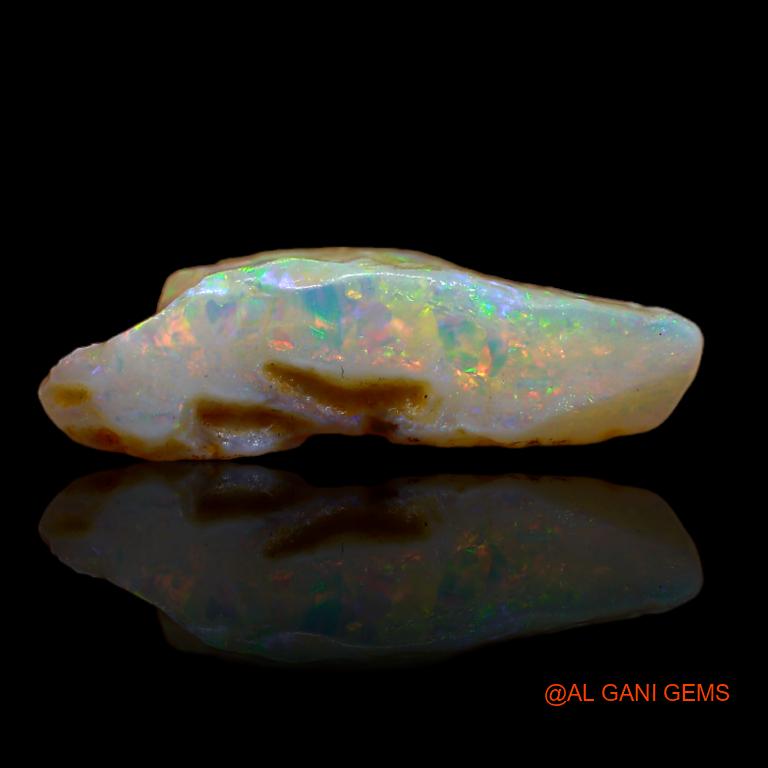 3.00 Cts Natural Australian Fire Opal Loose Gemstone Fancy Rough 18x7x5 mm R-733
