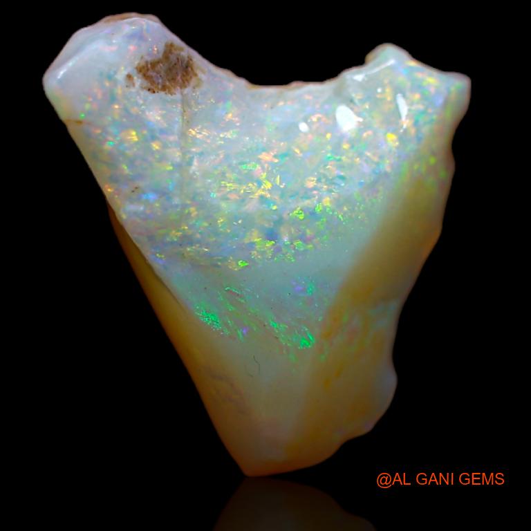 Natural Untreated Fire Opal Loose Gemstone Fancy Rough From Australia 4.00 Cts 15x11x5 mm R-734