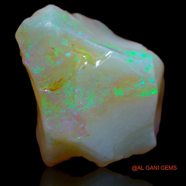 Natural Fire Opal Gemstone 7.00 Cts Loose Fancy Rough From Australia 15x12x7 mm R-735