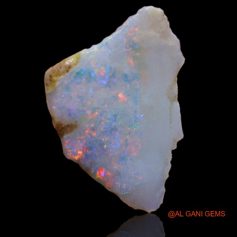 Natural Untreated Fire Opal Loose Gemstone Fancy Rough From Australia 4.00 Cts 17x12x5 mm R-736