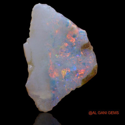Natural Untreated Fire Opal Loose Gemstone Fancy Rough From Australia 4.00 Cts 17x12x5 mm R-736