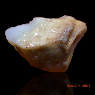 Natural Untreated Fire Opal Loose Gemstone Fancy Rough From Australia 4.00 Cts 17x12x5 mm R-736