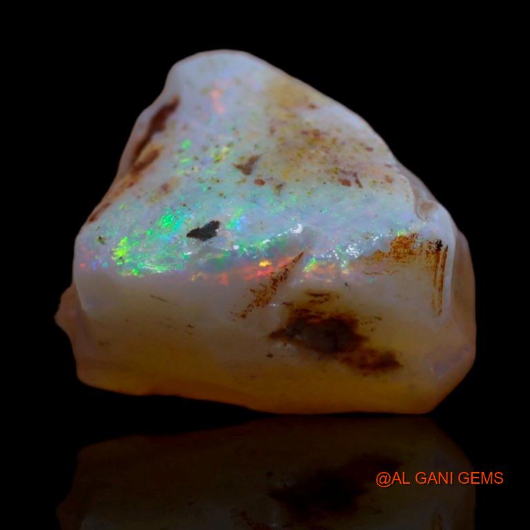 9.00 Cts Unheated Australian Fire Opal Loose Gemstone Fancy Rough Natural 13x13x11 mm R-73