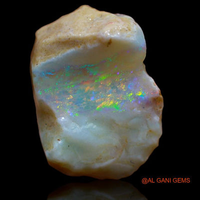 Natural Untreated Fire Opal Loose Gemstone Fancy Rough From Australia 5.00 Cts 16x11x7 mm R-745