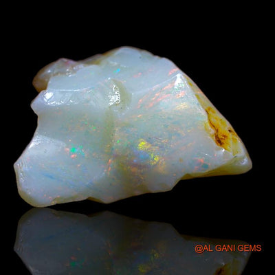 Natural Untreated Fire Opal Loose Gemstone Fancy Rough From Australia 5.00 Cts 15x10x7 mm R-746