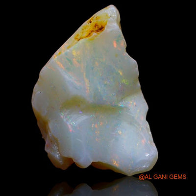 Natural Untreated Fire Opal Loose Gemstone Fancy Rough From Australia 5.00 Cts 15x10x7 mm R-746