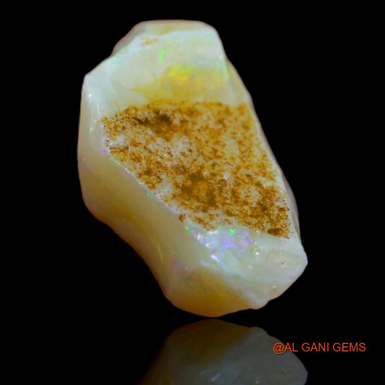 6.70 Cts Natural Australian Fire Opal Loose Gemstone Fancy Rough 18x12x4 mm R-74
