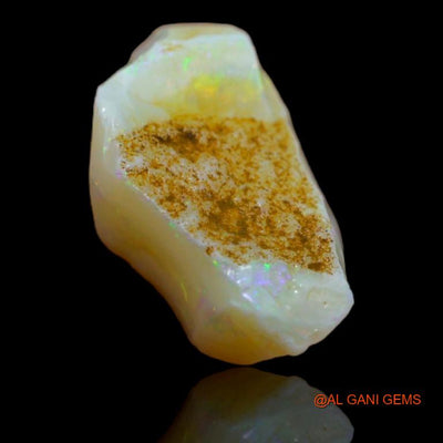 6.70 Cts Natural Australian Fire Opal Loose Gemstone Fancy Rough 18x12x4 mm R-74