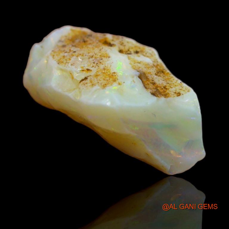 6.70 Cts Natural Australian Fire Opal Loose Gemstone Fancy Rough 18x12x4 mm R-74