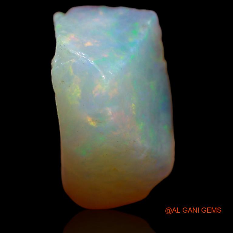 Natural Untreated Fire Opal Loose Gemstone Fancy Rough From Australia 4.00 Cts 14x8x7 mm R-750