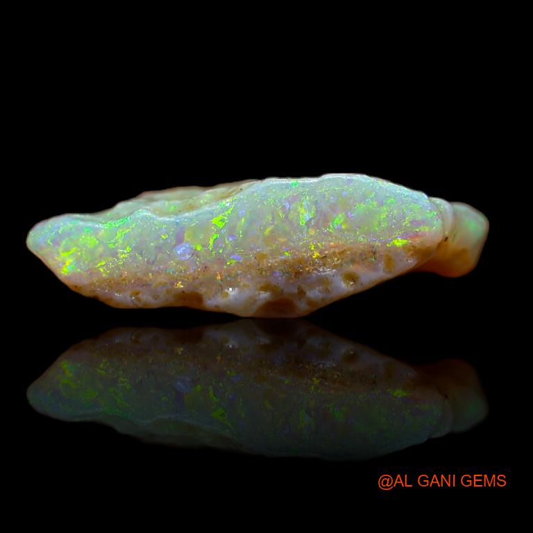 3.00 Cts Unheated Australian Fire Opal Loose Gemstone Fancy Rough Natural 17x8x5 mm R-755