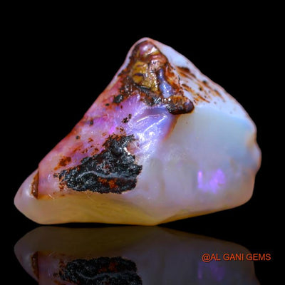 6.00 Cts Natural Australian Fire Opal Loose Gemstone Fancy Rough 16x12x9 mm R-756