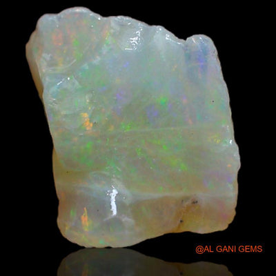 Natural Untreated Fire Opal Loose Gemstone Fancy Rough From Australia 4.00 Cts 13x11x10 mm R-757