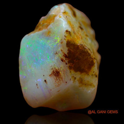 Natural Untreated Fire Opal Loose Gemstone Fancy Rough From Australia 6.00 Cts 13x12x10 mm R-759