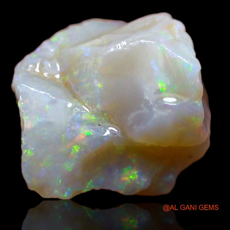 6.00 Cts Natural Australian Fire Opal Fancy Rough Loose Gemstone For Jewelry 11x11x5 mm R-760