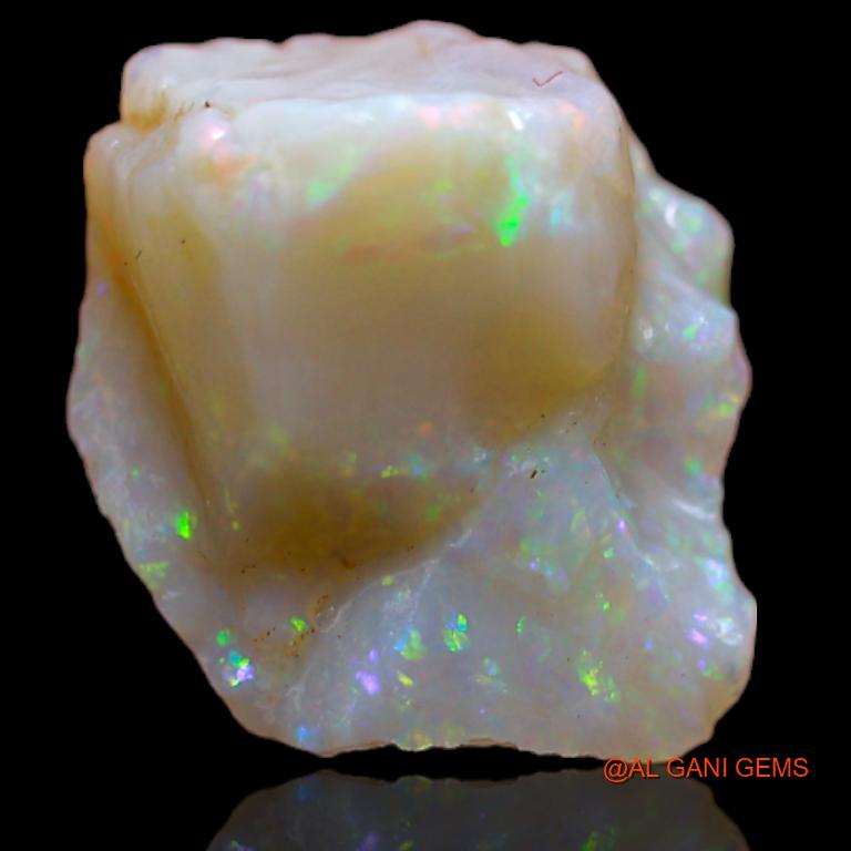 6.00 Cts Natural Australian Fire Opal Fancy Rough Loose Gemstone For Jewelry 11x11x5 mm R-760