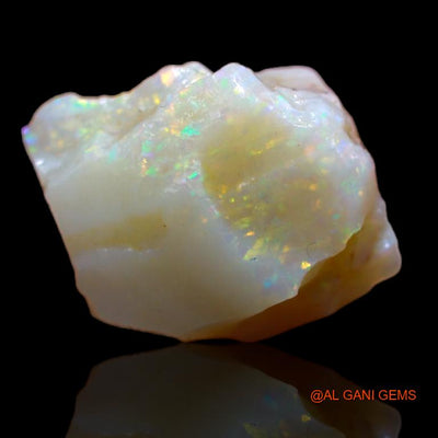 6.00 Cts Natural Australian Fire Opal Fancy Rough Loose Gemstone For Jewelry 11x11x5 mm R-760