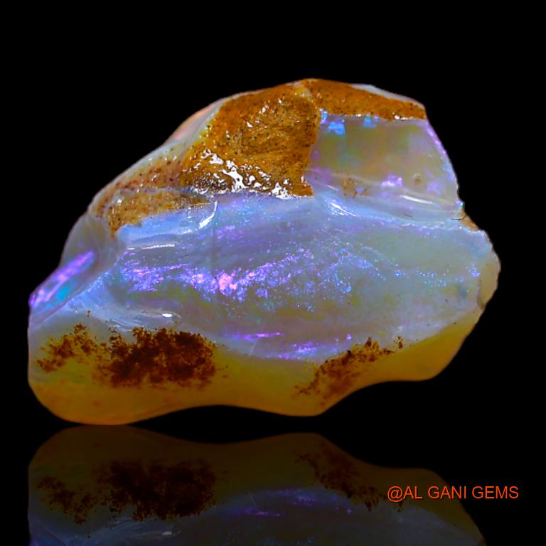 4.00 Cts Unheated Australian Fire Opal Loose Gemstone Fancy Rough Natural 14x10x6 mm R-762