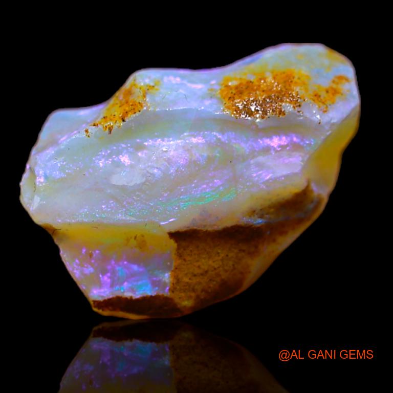 4.00 Cts Unheated Australian Fire Opal Loose Gemstone Fancy Rough Natural 14x10x6 mm R-762