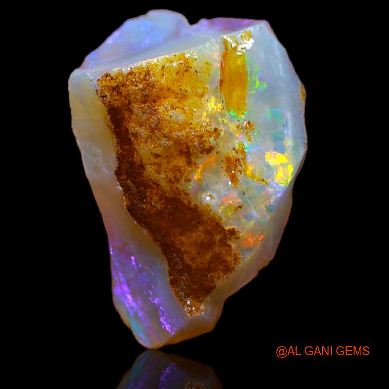 4.00 Cts Unheated Australian Fire Opal Loose Gemstone Fancy Rough Natural 14x10x6 mm R-762