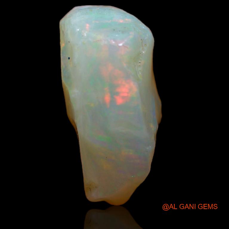 Natural Untreated Fire Opal Loose Gemstone Fancy Rough From Australia 6.00 Cts 16x7x7 mm R-763