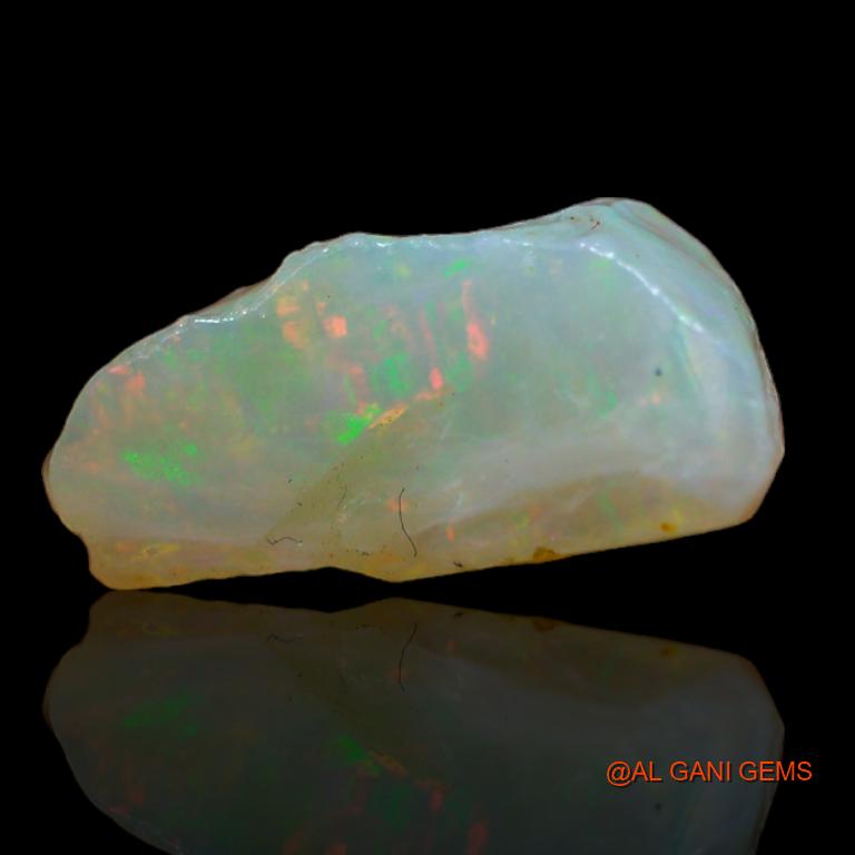 Natural Untreated Fire Opal Loose Gemstone Fancy Rough From Australia 6.00 Cts 16x7x7 mm R-763