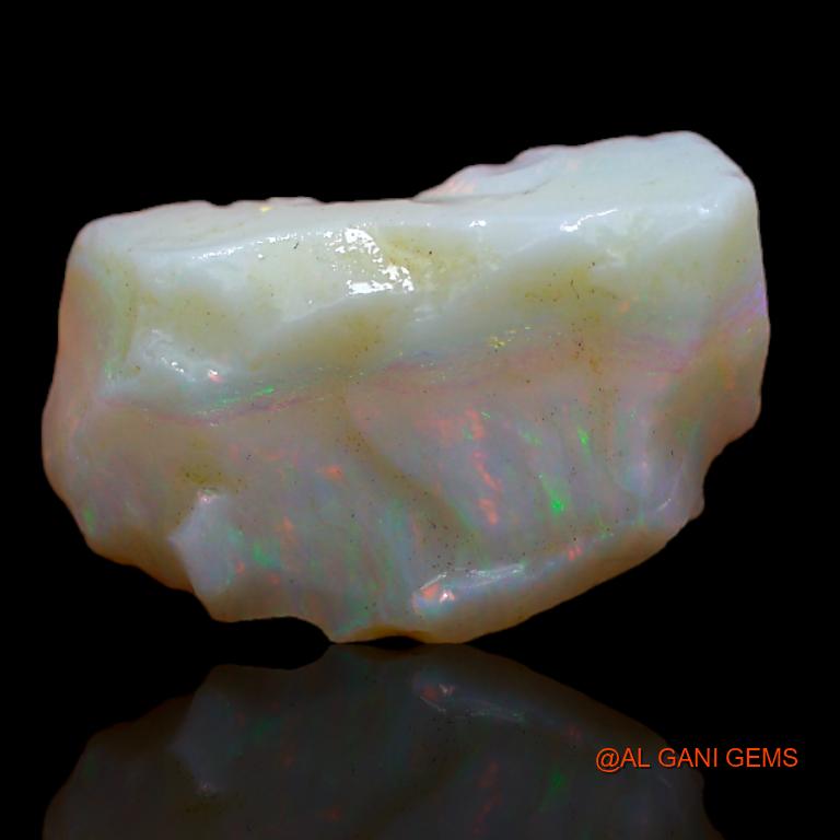 Natural Untreated Fire Opal Loose Gemstone Fancy Rough From Australia 3.00 Cts 16x10x4 mm R-765
