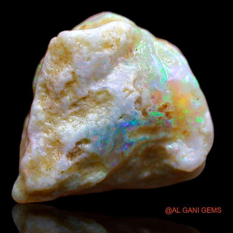 5.00 Cts Natural Australian Fire Opal Loose Gemstone Fancy Rough 14x13x7 mm R-768