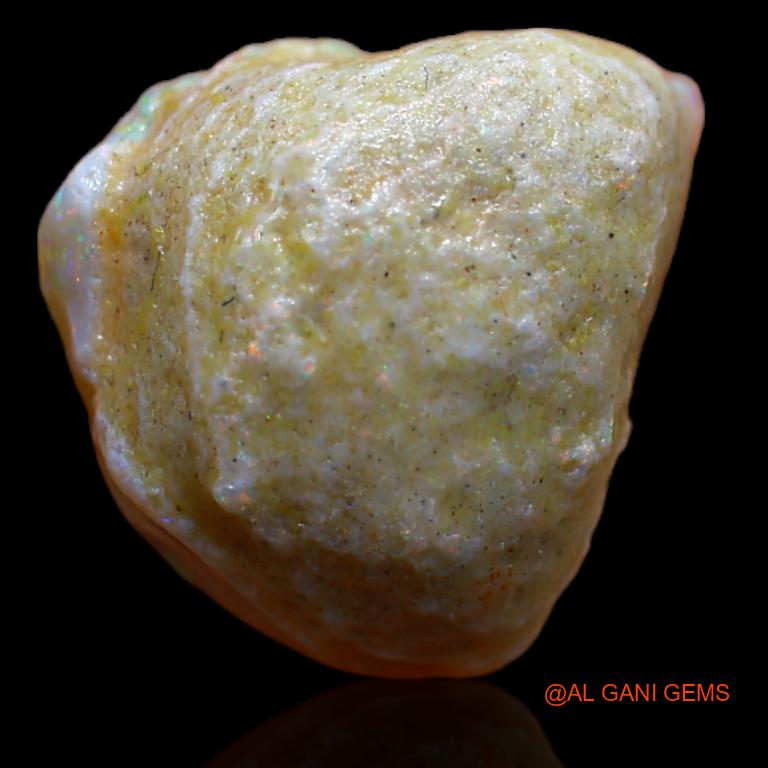 5.00 Cts Natural Australian Fire Opal Loose Gemstone Fancy Rough 14x13x7 mm R-768