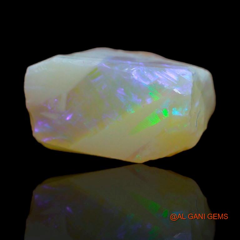 Natural Fire Opal Gemstone 6.50 Cts Loose Fancy Rough From Australia 15x10x1 mm R-76