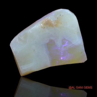 Natural Fire Opal Gemstone 6.50 Cts Loose Fancy Rough From Australia 15x10x1 mm R-76