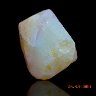 Natural Fire Opal Gemstone 6.50 Cts Loose Fancy Rough From Australia 15x10x1 mm R-76