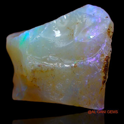 Natural Untreated Fire Opal Loose Gemstone Fancy Rough From Australia 6.00 Cts 12x12x6 mm R-775