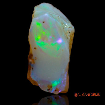 Natural Untreated Fire Opal Loose Gemstone Fancy Rough From Australia 6.00 Cts 12x12x6 mm R-775